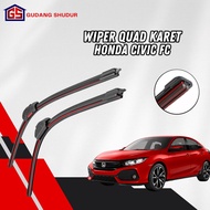 Honda Civic FC Frameless 4-Layer Universal Rubber Blade Wiper 1 Set Left and Right Frameless W601