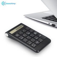 [Gazechimp] Number Pad 2.4G Wear Resistant Smart 19 Keys Portable Numeric Keypad for Finance Laptop 