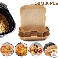 FS Disposable Air Fryer Tray Paper Liner for Oven Air Fryer Usage / Square Non-stick Air Fryer Paper