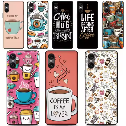 Comic Coffee Case For Cubot Max 5 3 A10 A20 A40 P90 P80 P30 P50 X70 X50 X30 C30 Note 50 21 R11 J7 J3