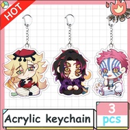 Demon Slayer: Kimetsu No Yaiba Moive Metal/Acrylic Keychain Douma Akaza Keychain Pendant