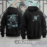 Demon Slayer Muichiro Tokito Mist Hashira Swordsmith Village Arc Hoodie Jacket KZN91