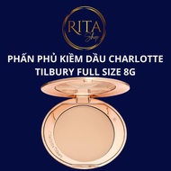 Phấn phủ kiềm dầu dạng nén Charlotte Tilbury Airbrush Flawless Finish Setting Powder full size 8g