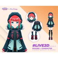 Optimize Your Live Streaming with VTuber Live2D Modern Model, Vtuber Commission, Live2D Streaming VT