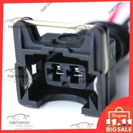 2 PIN PROTON WIRA SAGA SATRIA WAJA PLUG COIL DISTRIBUTOR FUEL INJECTOR SOCKET CONNECTOR With WIRE