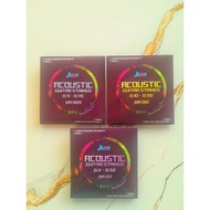 Original dluxe acoustic guitar strings with bonus strings no. 1