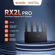 Tenda RX2L Pro AX1500 Wifi 6 Dual Band Gigabit Router | Parental Control | Wifi Extender | IPTV