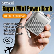 [ CCC ] REMAX FC-05 10000mAh Mini Compact Size Powerbank w/ 22.5W Fast Charge Dual Built-in Cables M