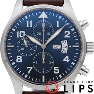นาฬิกา IWC Pilot's Watch Petit Prince Chronograph Big Pilot Watch IW377706 มือสอง ตัวเรือนสแตนเลส/สา