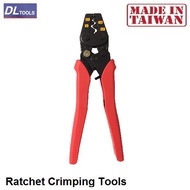 DLTools Ratchet Crimping Tools For Insulated Non-Insulated Terminals