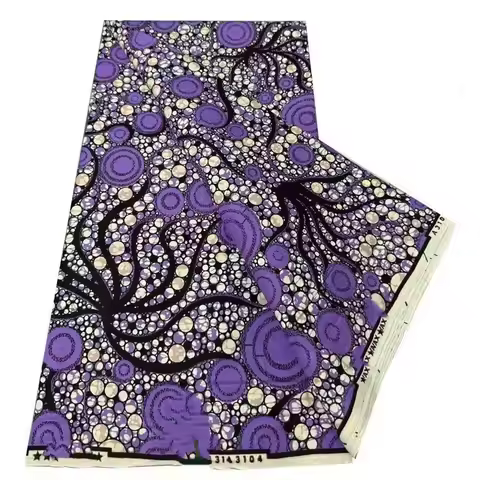 2025 Nigerian Supe- Wax Print African Fabrics High Quality for Patchwork New Style Fabric for Clothi
