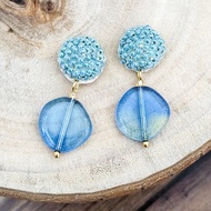 鉤針 串珠 編織  刺繡  耳環