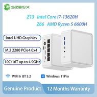 SZBOX Z13 Intel Core i7-13620H /SZBOX Z66 Ryzen 5 6600H Mini PC office Mini PC Office Dual DDR5 up t