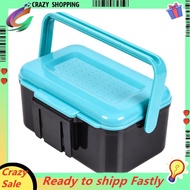 Fishing Live Bait Box Fishing Plastic Bait Box Bait Storage Box Worm Bait Holder Portable Fishing Li