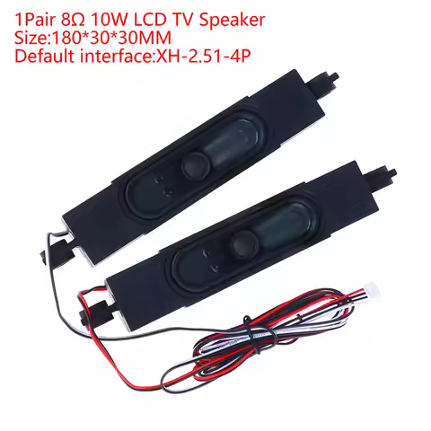 【1Pair 8Ω 10W LCD TV Speaker Passive Speaker Display Built-in Speaker TV Accessory DIY TV Game Machi