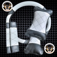 Discount Car Steering Wheel Cover Package 3 In 1 Steering Wheel Cover Crescent Variation Car Accesso