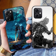 dark souls 03 Glass Phone Case For Xiaomi Poco X7 Pro X6 X5 X4 X3 Nfc M5 M4 5G F6 F5 F4 F3