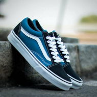 VANS OLD SKOOL NAVY BLUE (SG-SNK-01009-5521) รองเท้าผ้าใบ Sneaker ชาย หญิง