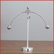 Steel Balance Toy Swing Perpetual Motion Device Balancing Sculpture Physics Toy Desk Decor for Physi