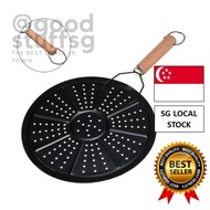 [SG FREE 🚚] 22cm Black Induction Hob Converter Heat Diffuser Disc Adapter Plate Saucepan