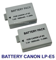 LP-E5 \ LPE5 แบตเตอรี่ \ แท่นชาร์จ \ แบตเตอรี่พร้อมแท่นชาร์จสำหรับกล้องแคนนอน Battery \ Charger \ Ba