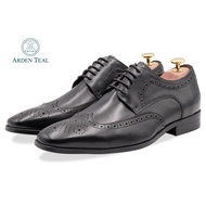 ARDEN TEAL Caseros Wingtip Black Derby