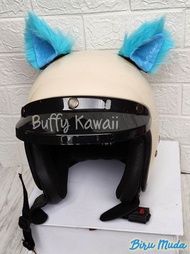 Accesories helm kuping kucing helmet cat biker motorcycle cosplay dekorasi nekomimi