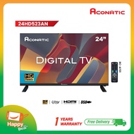 ใหม่ Aconatic ทีวี 24 นิ้ว LED HD Digital TV รุ่น 24HD523AN ดิจิตอลทีวี (รับประกัน 1 ปี)