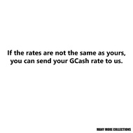 ✒ ◺ ☜ Laminated Gcash Rate | Laminated Signage