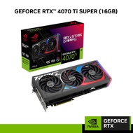 NVIDIA® Graphic Card ASUS ROG Strix GeForce RTX™ 4070 Ti SUPER 16GB GDDR6X OC Edition