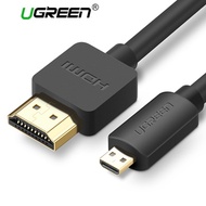Ugreen Micro HDMI to HDMI 2.0 Cable 2m 3m 3D 4K Male-Male High Premium Gold-plated HDMI Adapter for