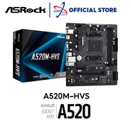 ASROCK A520M-HVS AM4 GAMING MOTHERBOARD COMBO 3000G / 3200G / 5500 / 5600 / 5600G / 5600X / 5700G