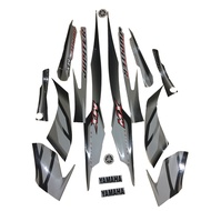 Bộ tem xe Jupiter MX xám đen -tem jupiter xám siêu đẹp B02-XÁM