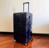 Dunlop 正貨28吋深藍色拉稈行李箱 旅行箱 行李喼 旅行用 行李篋旅行喼 旅行 篋360度轉向4輪TSA海關密碼鎖 DUNLOP 28 Inch Dark Deep Blue Travel Lu