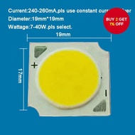 2pcs Small-Size LED COB Light (7W-40W, 4000K Warm White) – 240mA Input with 19mm Square Base  2pcs L