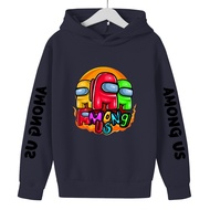 Among Us Boys Hoodies Girls Long Sleeve Hooded Sweater Anime Sweater Children's Hood New Korean Kids Clothing Spring Casual Fashion Sports Sweatshirt