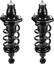 Rear Strut Shock Assembly w/Coil Spring for 2001-2005 Honda Civic, Replace 15381 15382, Left & Right