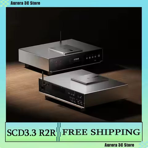 Shanling SCD3.3 R2R SACD Player 12AT7 Electronic Tube 24BIT Decoder Bluetooth USB Player Music Audio