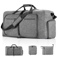 Travel Bag Large Foldable Weekender Overnight Bag Duffle Bag Waterproof Sports Bag with Shoe Compart