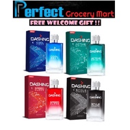 ⚡24hour Delivery⚡Dashing  EDT Spray 100ML (Cool Aqua) (Style Legend) (Active Spirit) (Speed Surger)