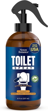 Citrus Flower Toilet Spray 8 fl oz - Before You Go Toilet Spray for Poop - Bathroom Poop Spray for T