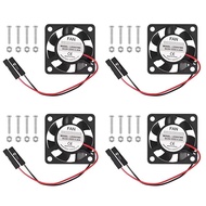 1/4 Không Chổi Than Quạt Làm Mát 3.3V 5V Tản Nhiệt Làm Mát Tản Nhiệt Cho CPU Tương Thích Với Raspber