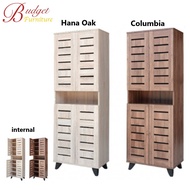 Tall Shoe Cabinet 4 Door Space Saving With Ventilation Shoe Rack Shoe Storage Cabinet