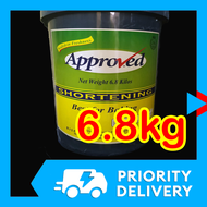 6.8kg APPROVED Vegetable SHORTENING for Baking Lard Halal Keto Lauric Organic Freeto Taal Liter Half