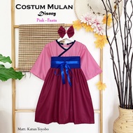Disney Mulan Costume Children's Hanbok Costume for Children and Adults Latest Costume Toyobo Materia
