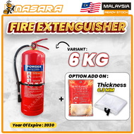 Nasara Fire Extinguisher Portable Multipurpose Fire Fighter Ingusher ABC Powder 6kg 9kg 12kg Pemadam