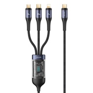 sell well yqcx001 - / USAMS U83 100W 3 In 1 Digital Display Cable PD QC Fast Charge Type C Cable For
