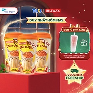 Combo 3 Trà Sữa Trân Châu Hoàng Kim Hillway dạng Ly  - Chuẩn vị Đài Loan size L (Ly 1 gói trà sữa, 1