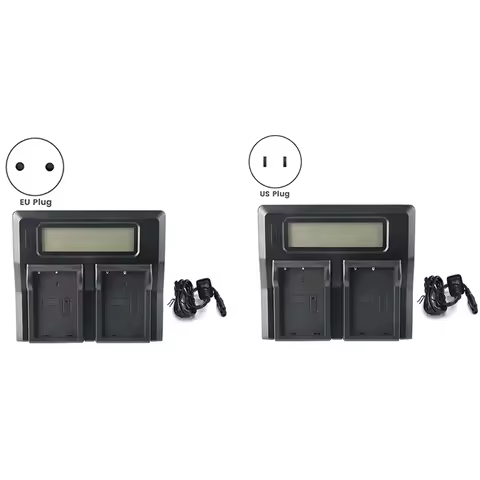 ENEL9 Camera Battery Double Charger LCD Digital Charger For Nikon D40X D60 D3000 D5000 Seat Charger