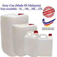 HDPE Water Jerry Can Oil Can Container 5L / 10L / 20L / 25L Oil Jerry Can Bekas Air Bekas Minyak